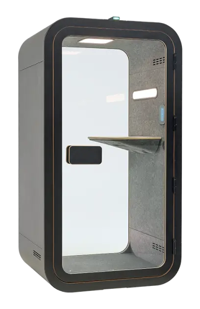 ACOUSTIC SPACE 120, akustický box 2200x1200x990 mm, černá/černá